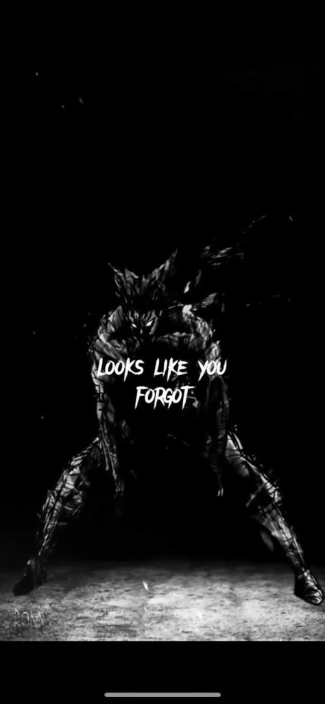 Garou Quotes Wallpaper, Gym Anime Motivation, Garou Motivation, Villain Arc Wallpaper, Motivational Anime Wallpaper, Garou Wallpaper, Anime Motivational Quotes, Warrior Wallpaper, Gym Anime