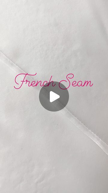 Marale Designs| Custom Design on Instagram: "The French Seam, in my opinion, works great for organza and lightweight fabrics! It keeps the raw edges encased and safe from any fraying! ✨

#tutorial #howto #sewing #sewistsofinstagram 
#designer" French Seam Tutorial, Organza Sewing, Sewing Knowledge, Sewing Seams, Raw Fabric, Beading Crafts, Organza Fabric, French Seam, In My Opinion