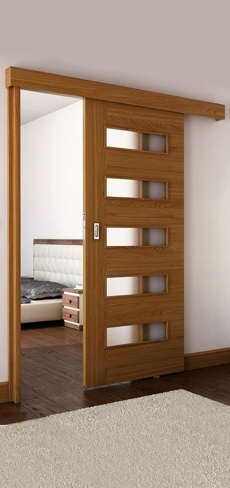 Arch Wooden Design, Wood Sliding Door Design, Room Sliding Door Design, Wooden Sliding Door Design, Slide Door Design, Slide Doors Ideas, Sliding Door For Bedroom, Door With Glass Design, Modern Bedroom Doors