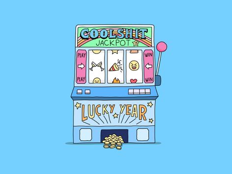 Pop Illustration, New Year Illustration, Food Graphic Design, Kraf Diy, Apple Watch Wallpaper, Pics Art, Slot Machine, Design Reference, Art Sketchbook