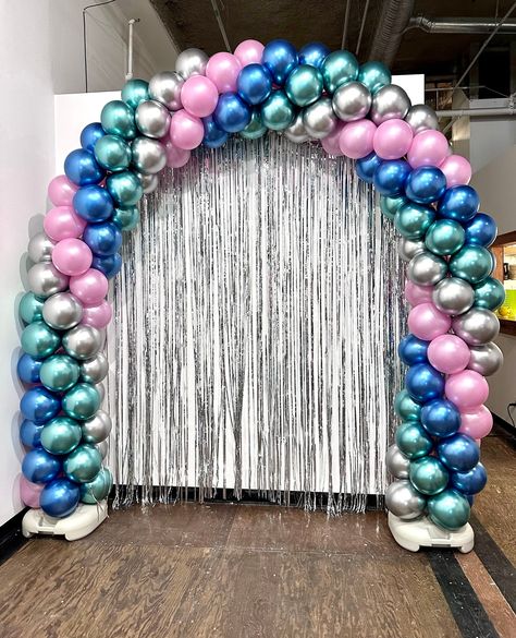 Get ready for your upcoming event with style! Transform your space with a show-stopping balloon arch from Balloon Bar YQR⁠ ⁠ How to Order This Item:⁠ 1. Form Submission on the contact page of the Website⁠ 2. Fill in date, details, color palette. ⁠ 3. We will send over an invoice and finalize set up!⁠ ⁠ In this Photo:⁠ Small Indoor spiral archway in #chromegreen, #chromeblue, #pearlpink, #chromesilver ⁠ ⁠ #balloonarch #partysupplies #events #style Spiral Balloon Arch, Balloon Bar, Graduation Dinner, Contact Page, Balloon Arch, Upcoming Events, Kids Party, Swirl, Color Palette