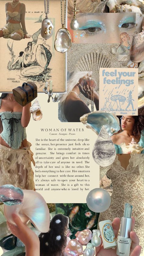 #pisces Pisces Ascendant Aesthetic, Pisces In Venus Aesthetic, Pisces Aphrodite, Pisces Aesthetic Moodboard, Moon In Pisces Aesthetic, Pisces Astethic, Pisces Energy Aesthetic, Pisces Room Aesthetic, Venus Pisces Outfit Aesthetic