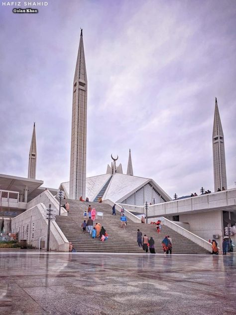 PAKISTAN, Awesome beauty wonderful view of beautiful Shah Faisal mosque, Islamabad, Pakistan, photography by Hafiz Shahid Pakistan Travel Photography, Beautiful Places In Pakistan, Shah Faisal Mosque, Pakistan Beautiful Places Videos, Pakistan Photography, Faisal Mosque, Historical Places In Pakistan, Islamabad Pakistan Pictures, University Girl