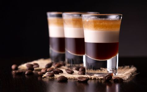 Duck Fart Baileys Cocktails, Polish Vodka, Irish Cream Coffee, Potatoe Pancake Recipe, Kahlua Coffee Liqueur, Cocktail Shots, Cabbage Rolls Recipe, Coffee Liqueur, Specialty Cocktail