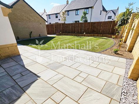 Bramhope, Leeds (Garden Landscaping Project 153) Screening Trees, New Build Garden, Landscaping Makeover, Boundary Fence, Sleeper Retaining Wall, Railway Sleepers, Garden Levels, Comfortable Space, New Garden