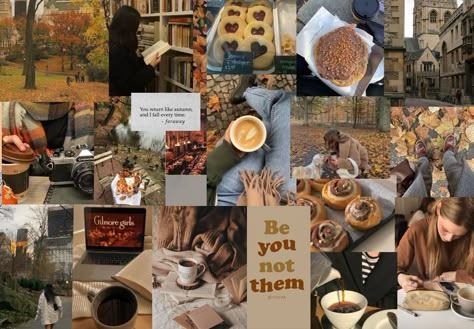 Fall Collage Wallpaper Laptop, Autumn Collage Wallpaper, Fall Macbook Wallpaper Aesthetic, Aesthetic Macbook Wallpapers, Fall Macbook Wallpaper, Collage Wallpaper Ideas, Fall Girl Aesthetic, Desktop Wallpaper Fall, Autumn Collage