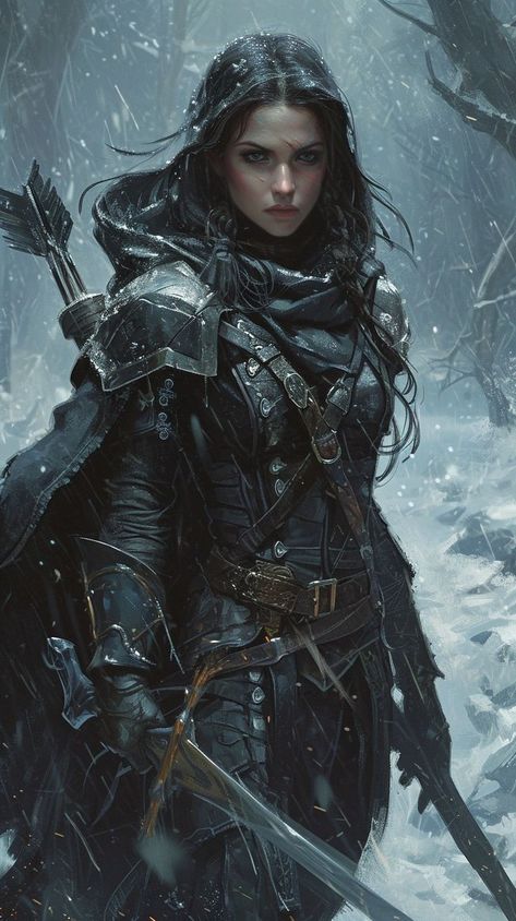 Female Assassin, Warrior Outfit, Female Fighter, Warrior Girl, Fantasy Warrior, Arte Fantasy, Fantasy Inspiration, 영감을 주는 캐릭터, Fantasy Clothing