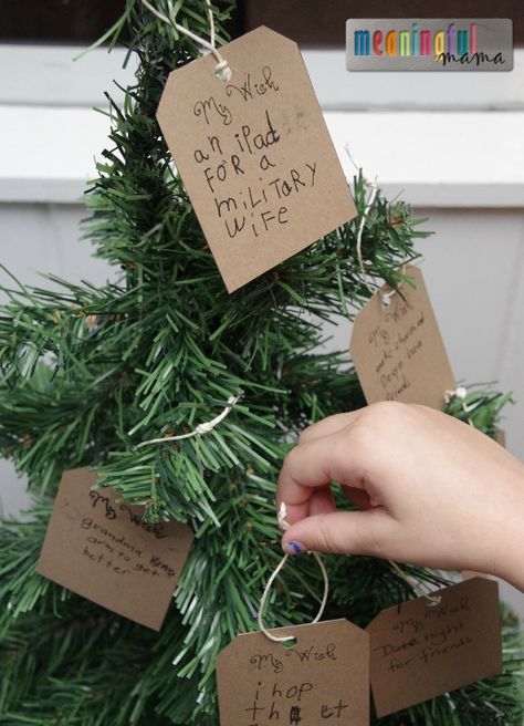 Creating a Family Wishing Tree - Helping Kids to Learn to Think about Others this Season #WishforOthers (sponsored) Create A Family Tree, Wish Tree, Wishing Tree, School Garden, Jewish Holidays, Christmas Makes, Holiday Wishes, Holiday Activities, 12 Days Of Christmas