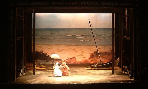 The set for Little Women  Designed by Derek McLaine Theatre Decor, Epic Landscape, Set Theatre, Scenic Design Theatres, Theatre Inspiration, Stage Set Design, Set Design Theatre, Magic Realism, Theatre Design