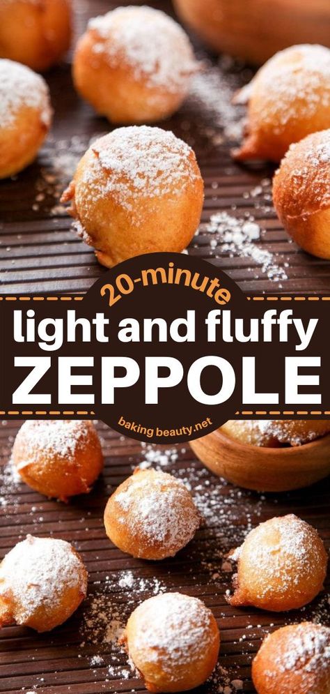 Pizza Dough Zeppoles, Zeppoli Recipe With Ricotta, Zeppoli Recipe Easy, Air Fryer Zeppole, Zeppole Recipe Italian, How To Make Zeppoles, Zeppoli Recipe Air Fryer, Zepolle Italian, Zepolli Recipe