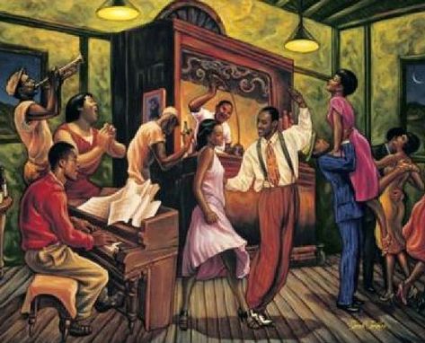 Sarah Jenkins – AMERICAN GALLERY African American Artwork, Classy Art, Juke Joints, The Dancer, Night Art, African American Art, New Poster, Framed Poster, American Artists