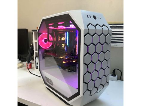 DIY 3D printed PC Case by GOODWIN_YT - Thingiverse Diy Pc Case Ideas Custom Pc, Cool Pc Case, 3d Printed Pc Case, Pc Case Diy, Pc Case Mod, Pc Inspiration, Diy Pc Case, 3d Printer Enclosure, Custom Computer Case