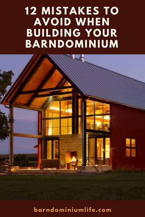 Shop And House Combo Plans, Dream Barndominium, Building A Barndominium, Post Frame Homes, Barndominium Kits, Steel Building Homes, Little House Plans, Barn Style House Plans, Barndominium Ideas With Shop