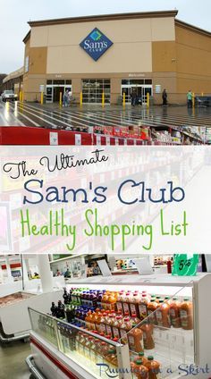 The Ultimate Healthy Sam’s Club Shopping List - best clean eating options in bulk! | Running in a Skirt #SamsClubMag #CollectiveBias #ad Sams Club Shopping, Weight Watcher Shopping List, Paleo Shopping List, Healthy Shopping List, Sam’s Club, Bulk Shopping, Sport Videos, Keto Shopping List, Keto Grocery List