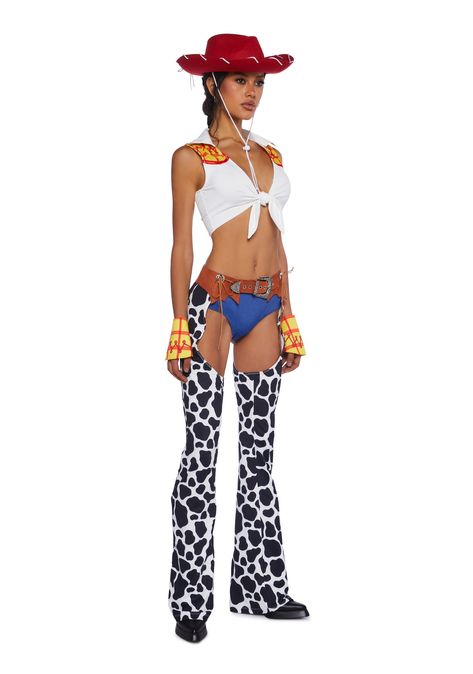 Sexy Womans Halloween Costume Toy Story Jessie Cowgirl Rag Doll Costume Set Pixar Disney - Multi – Dolls Kill Buzz Light Year And Jessie Costume, Jessie Halloween Costume Women, Jessy Costume, Halloween Costumes Club, Ironic Halloween Costumes, Sluttiest Halloween Costumes, Scary Halloween Costumes Women, Jesse Toy Story Costume, Woody And Jessie Costumes