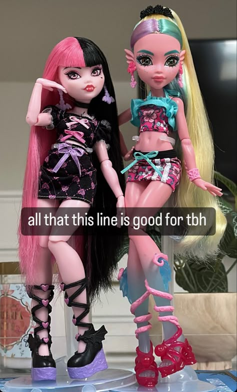 Skulltimate Secrets Lagoona, Skulltimate Secrets Draculaura, Monster High Dolls Outfits, Lagoona Blue X Draculaura, Lagoona Blue Restyle, Monster High Draculaura Outfits, Monster High Restyle G3, Monster High Doll Restyle, Draculaura And Lagoona