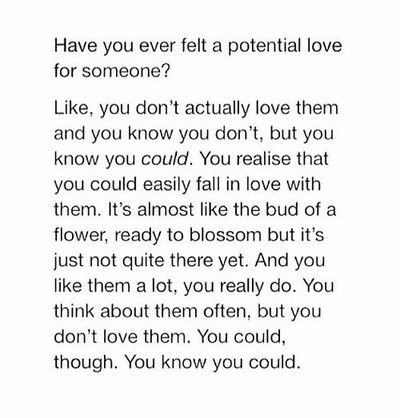 Potential Love. Almost Lover, Lovers Quotes, Aesthetic Words, Be Mine, Crush Quotes, Poetry Quotes, Real Quotes, Don T Know, Pretty Words