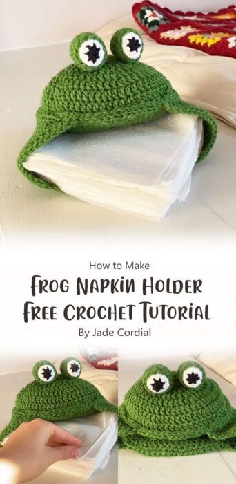 Easy Crochet Card Holder Free Pattern Ideas - Carolinamontoni.com Crochet Napkin Holder, Scrubbies Crochet, Crochet Corset, Easy Bracelet, Toddler Purse, Crochet Belt, Crochet Ball, Crochet Cord, Crochet Frog