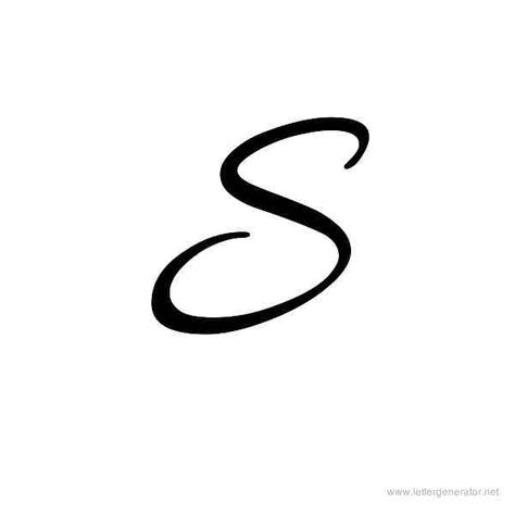 S Tatoos Letter, S Tatoos Alphabet, S In Different Fonts, Cursive S Tattoo, S Tattoo Letter Initial, Letter S Tattoo Ideas, S Tattoo Letter Design, S Tattoo Letter, S Letter Tattoo