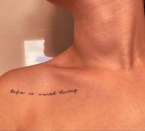 Justin Bieber Song Lyric Tattoos, Justin Bieber Inspired Tattoos, Lyrics Tattoo Aesthetic, Justin Bieber Lyrics Tattoo, Song Related Tattoos, Songs As Tattoos, Tattoos From Songs, Song Tattoos Lyrics, Life Is Worth Living Tattoo