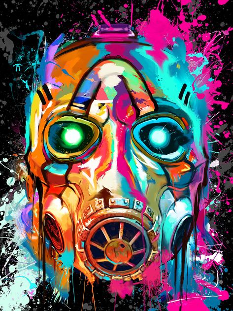 Borderlands Tattoo, Metal Posters Art, Borderlands 1, Borderlands Art, 3 Wallpaper, Borderlands 3, Art Print Collection, Background Wallpapers, Trendy Wallpaper