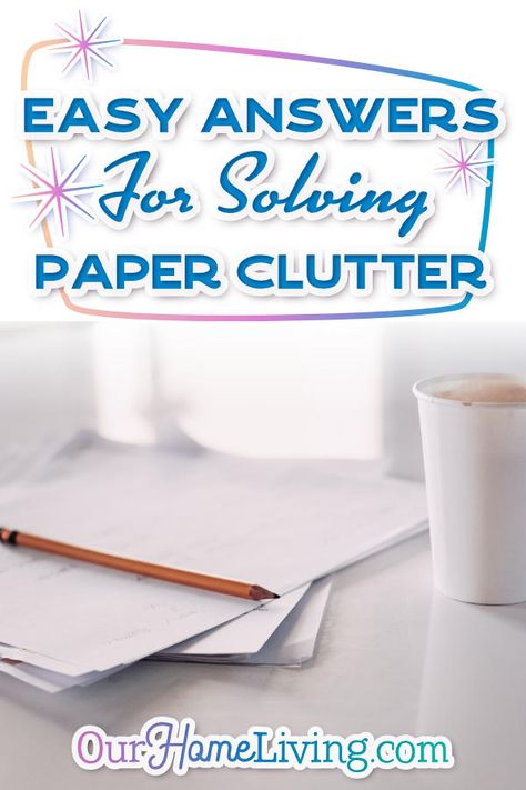 Paper clutter organization is something you wish could be taken care of for you. These easy answers to solving paper organization home problems is a starting point when decluttering your home. All part of normal homemaking routines, these decluttering solutions are great homemaking tips that help make a home cozy. #paperclutter #declutter #homemaking Paper Organization Home, Emotional Clutter, Paper Clutter Organization, Homemaking Tips, Organization Home, Paper Clutter, Getting Rid Of Clutter, Home Cozy, Declutter Your Life