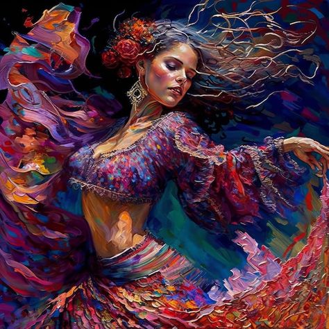 Spanish woman dancing extremely beautifu... | Premium Photo #Freepik #photo #traditional-dance #flamenco #latin #traditional-dress Spanish Dance, Woman Dancing, Spanish Dancer, Spanish Woman, Dancers Art, Traditional Dance, Modern Canvas Art, Abstract Wall Decor, Traditional Dress