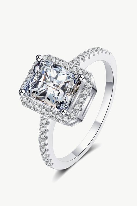 1 Carat Rectangle Moissanite Ring https://fitggins.com/products/1-carat-rectangle-moissanite-ring FITGGINS #Bestseller Rectangle Ring, February 3, Moissanite Ring, Moissanite Rings, 1 Carat, Best Sellers, Collage, Ring, Sports