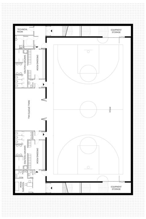 High School Floor Plan, Architecture Desk, Elementary School Architecture, School Floor Plan, Architecture Site Plan, Gym Plan, Stadium Architecture, Architecture Design Process, Gym Room At Home