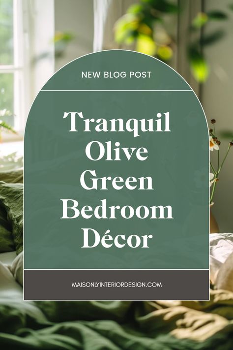 Transform your space with these serene olive green bedroom ideas. From wall colors to decor accents, discover how to create a calming retreat that promotes relaxation. Explore various shades of olive green and see how they can blend beautifully with neutral tones or vibrant accents. Incorporate plants for an organic touch and think outside the box with textures through wallpapers and textiles. Whether you're aiming for a modern, minimalist vibe or a cozy cottage feel, these ideas will inspire you to design a restful haven in your home. Olive Green Bedroom Ideas, Olive Green Bedroom, Olive Green Bedrooms, Shades Of Olive Green, Olive Green Walls, Green Bedroom Decor, Green Bedroom Ideas, Upholstered Wall Panels, Green Accent Walls