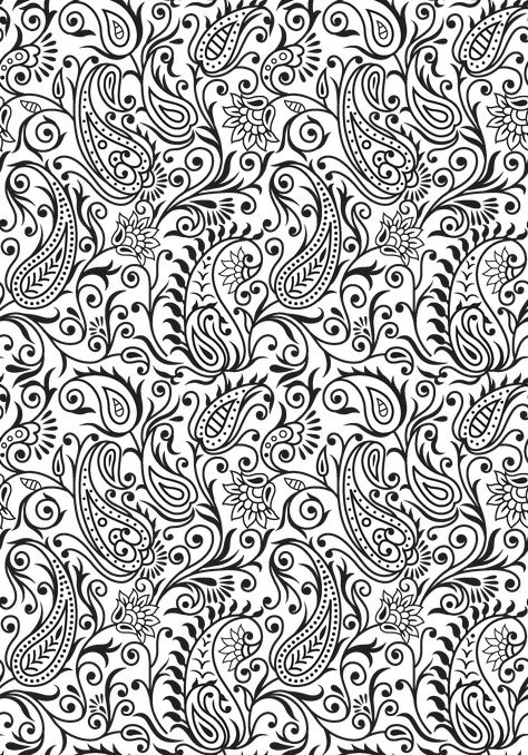 Diy Notebook Cover, Lace Wallpaper, Free Stencils Printables, Design Pattern Art, Paisley Art, Border Embroidery Designs, Tangle Patterns, Textile Pattern Design, Digital Borders Design