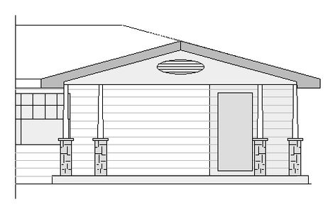 Gable roof - front of porch Gable Roof Addition, Gable Roof Porch, Roof Addition, Home Roof Design, Covered Front Porch, Gable Roof Design, Gable Roof, Hip Roof, Roof Styles