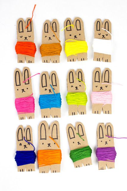 Diy Embroidery Floss Storage, Embroidery Floss Storage, Embroidery Floss Crafts, Floss Bobbins, Thread Storage, Storage Organizers, Bunny Embroidery, Kit Ideas, Dmc Embroidery Floss