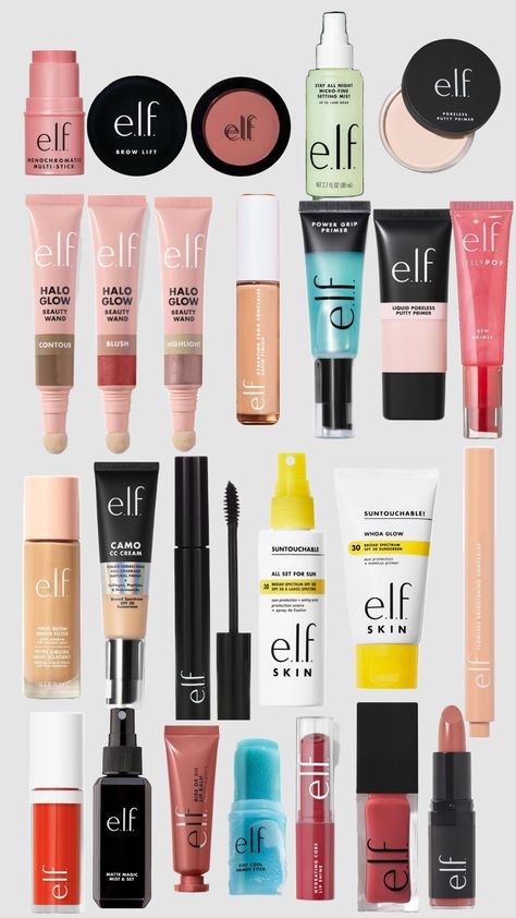 elf Elf Makeup Brand, Best Elf Makeup, Elf Makeup Products, Best Elf Products, Elf Palette, Elf Make Up, Bisexual Wallpaper, Elf Aesthetic, Elf Brushes