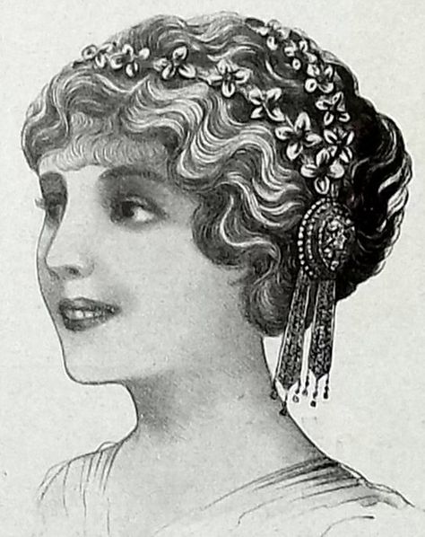 Hadestown Makeup, Guilded Age Hairstyle, 1909 Hairstyle, 1910s Hair, 1910s Fashion Women Hair, Edwardian Headpiece, Vintage Headdress, 1910 Hairstyles, 1890s Hair