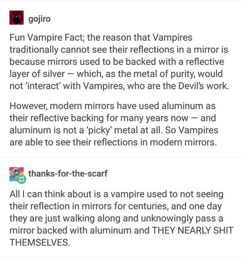 Vampires And Mirrors, Vampire X Hunter Prompt, How To Write Vampires, Vampire Information, Vampire Weakness, Monster Lover Tumblr, Vampires Tumblr, Vampire Oc Design, Vampire Story Prompts