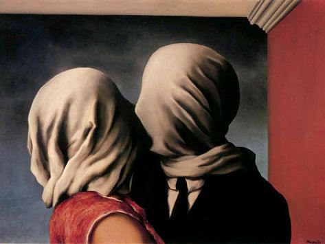 La belleza del día: “Los amantes”, de René Magritte - Infobae Rene Magritte The Lovers, Drawing Pottery, Lindsay Rapp, Magritte Paintings, Sketchbook Assignments, Pre Raphaelite Paintings, Quotes Mind, William Adolphe Bouguereau, René Magritte