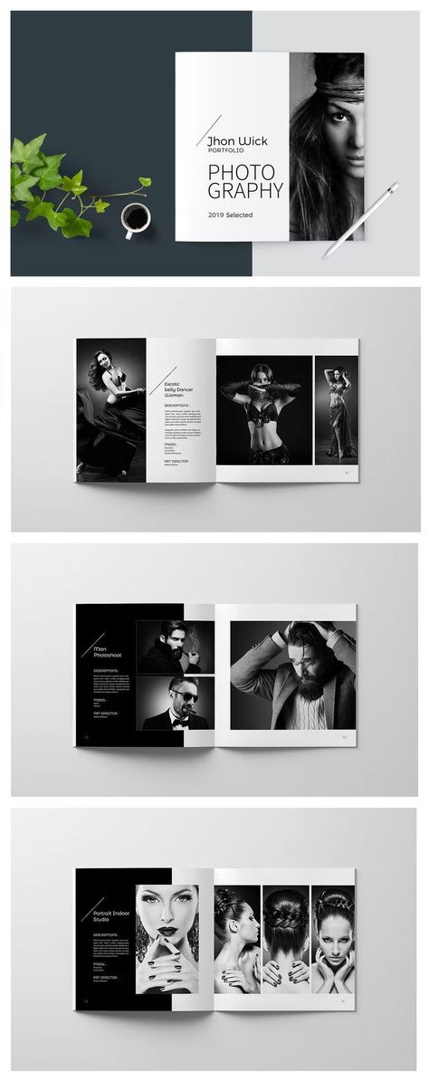 Photography Portfolio Template PSD - 24 Pages Photography Portfolio Layout, Portfolio Layout Template, Photography Portfolio Template, Portfolio Pdf, Book Templates, Portfolio Brochures, Portfolio Layout, Portfolio Template, Portfolio Templates