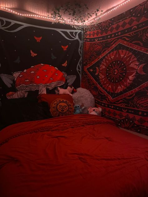 Tapestry Bedroom Hippie, Goblincore Tapestry, Hippie Wall Blanket, Mushroom Tapestry, Tapestry Bed Hippie, Tarot Card Tapestry Bedroom, Hippie Room, Hippie Tapestry, Hippy Room