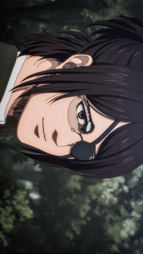 Hange Zoe Wallpaper Laptop, Aot Header, Hange Wallpaper, Hange Zoe Wallpaper, Hanji Attack On Titan, Anime Canvas Painting, Hanji Zoe, Atack Ao Titan, Creepy Faces