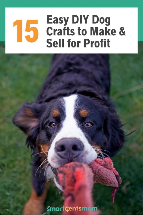 As a craft entrepreneur, choosing to add dog crafts to make and sell in your store is a great idea! According to Etsy, the most profitable crafts to sell online are the ones that are personalized, follow trends, and offer unique images in your posts. Pet Items For Craft Shows, Pet Things To Make And Sell, Dog Gifts To Make And Sell, Pet Crafts To Make And Sell, Dog Related Crafts To Sell, Pet Theme Crafts, Dog Toys To Make And Sell, Dog Craft Show Ideas, Diy Dog Toys To Sell