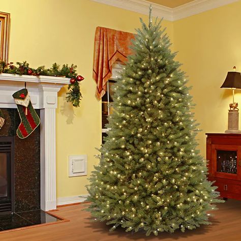 Full Christmas Tree, National Christmas Tree, Christmas Tree Clear Lights, White String Lights, Fir Christmas Tree, Holiday Centerpieces, Fir Tree, Green Christmas Tree, Artificial Tree