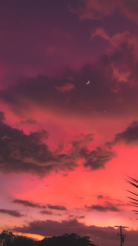 Sunset Stars Aesthetic, Maroon Sky Aesthetic, Sky Color Aesthetic, Sky Images Aesthetic, Orange Aesthetic Photos, Katiecore Aesthetic, Maroon Wallpaper Aesthetic, Sky Stars Aesthetic, Sky Pics Aesthetic