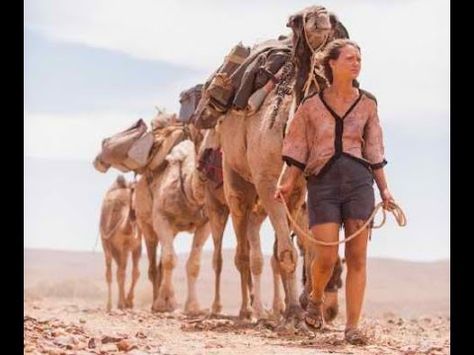 from the Australian movie: Tracks Robyn Davidson, Australian Desert, Tracks Movie, Travel Film, Mia Wasikowska, Travel Movies, Indie Films, Home Movies, Upcoming Movies