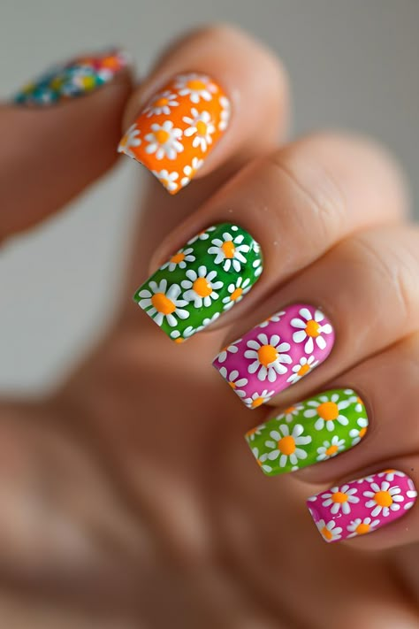 simple spring nail ideas, spring acrylic nail designs, nails spring, spring nail ideas, spring nails short, spring nails designs, trendy spring nails, floral nails, flower nails, spring nails inspiration, easy spring nails, neutral spring nails, spring gel nails, nails design, flowers nails, spring nail designs, simple nails, spring nails 2024 trends, spring nails simple, spring nails pink, spring nails with flowers, white daisies nail design, march nails Nails Polish Designs, Best Summer Nails, Summer Nails 2024, Crazy Nail Designs, Stunning Nail Designs, Spring Acrylic Nails, Different Nail Designs, Spring Nail Designs, Nails Polish