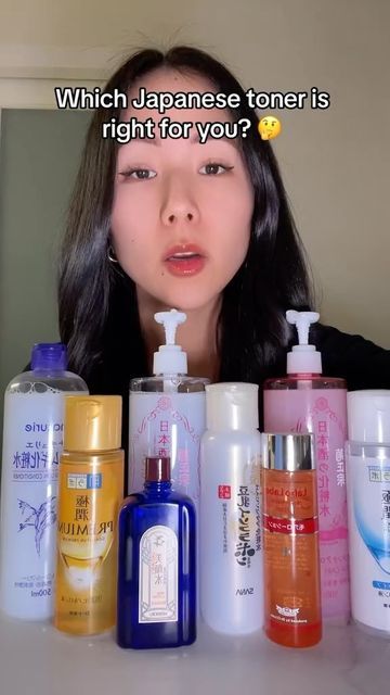 Kelly on Instagram: "Japanese toners 💧✨

.
.
.
#glassskin #glassskincare
#glassskincareroutine #japaneseskincare #japaneseskincareproduct
#japaneseskincareproducts #japanesebeauty #japanesebeautyproducts #ratingskincare #skincarereviews #toners #tonerskincare #skincaretoner" Korean Toner For Dry Skin, Rice Toner Korean, Korean Rice Toner, Japanese Toner, Korean Skincare Toner, Skin Care Toner Products, Japanese Skincare, Skincare Review, Glass Skin