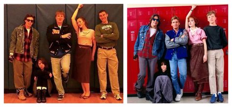 2012 Halloween Costume as the Breakfast Club #diy #GroupCostume #Bender Club Halloween Costumes, Breakfast Club Costume, Costumes Diy, Costume Diy, Group Costumes, Diy Valentines Gifts, The Breakfast, The Breakfast Club, Diy Costumes