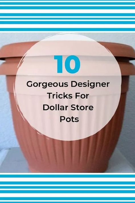 Cheap Flower Pots, Planting Pots, Large Flower Pots, Diy Flower Pots, Plastic Flower Pots, Plastic Planters, Makeover Ideas, Plastic Flowers, Plastic Pots