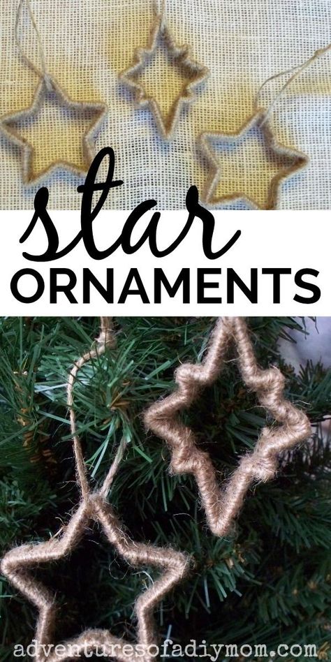 Diy Star Ornaments, New Year Desserts, 12 Days Of Christmas Ornaments, Easy Dessert Recipes Christmas, New Year's Desserts, 2023 Wishlist, Diy Mom, Diy Star, Xmas Treats