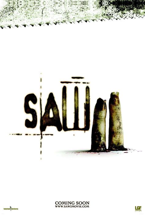 Saw 2 Movie Poster | Testere 2 Film Posteri Saw Ii, Saw Series, Saw Film, Donnie Wahlberg, Horror Posters, Movie Posters Design, Men In Black, Horror Movie Posters, Best Horrors